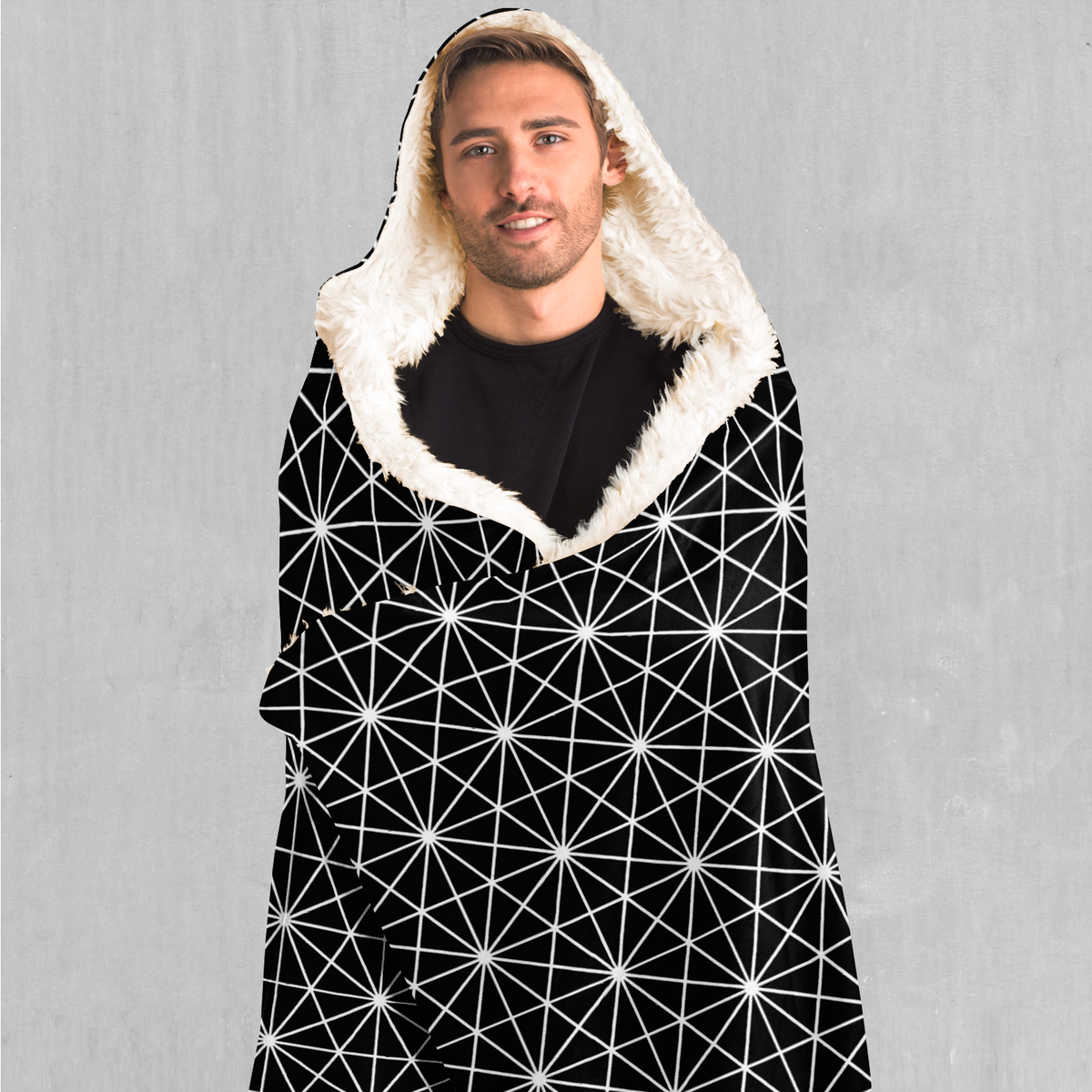 Star Net Hooded Blanket