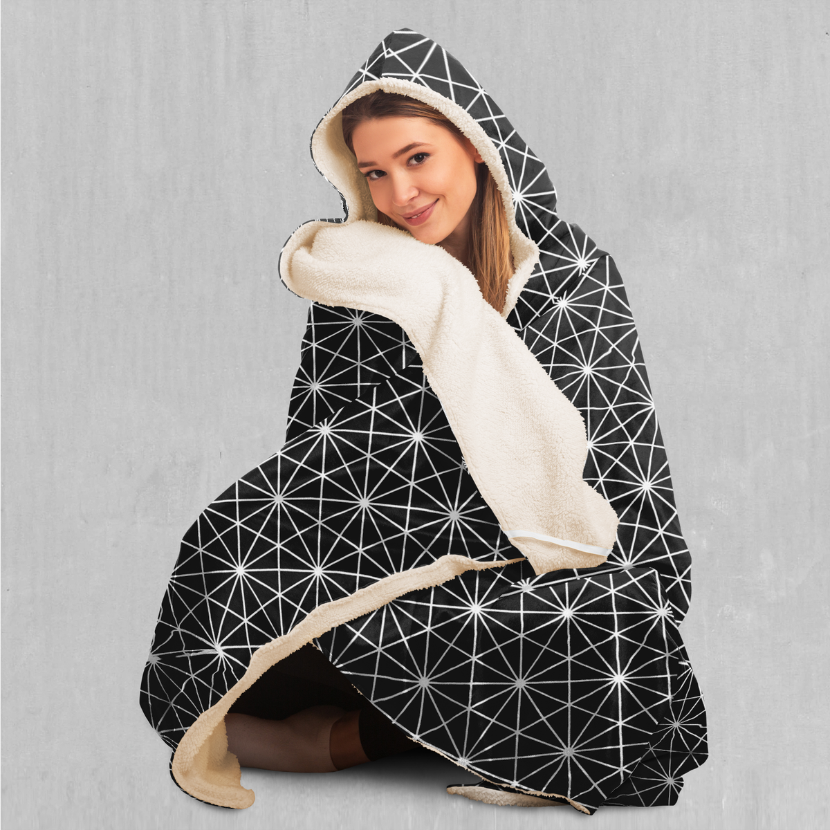Star Net Hooded Blanket