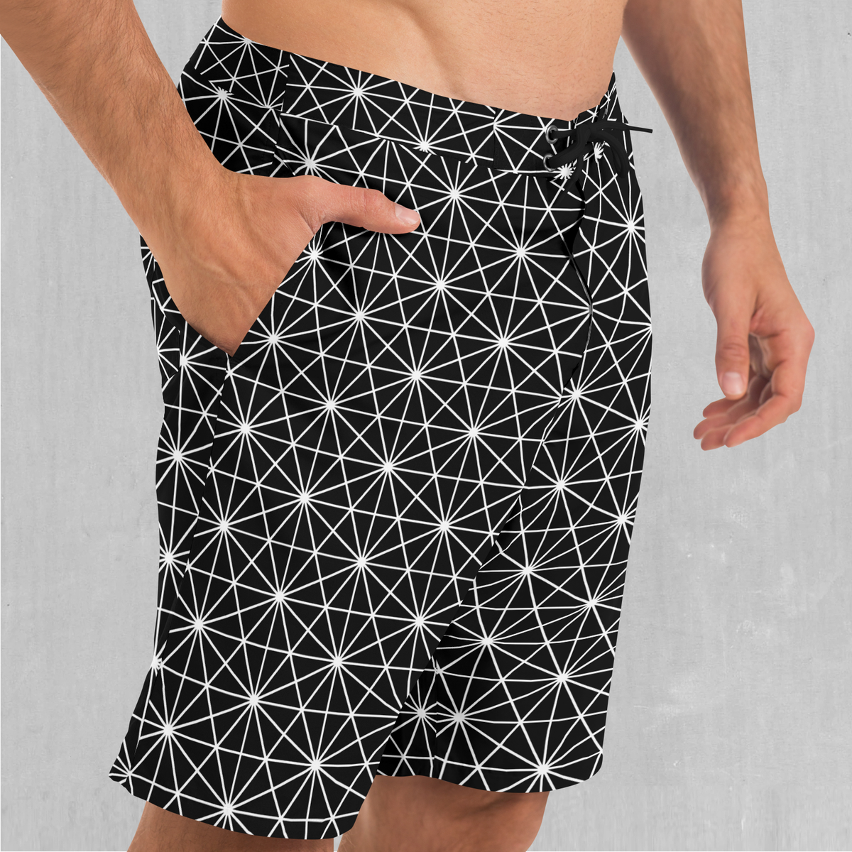 Star Net Board Shorts