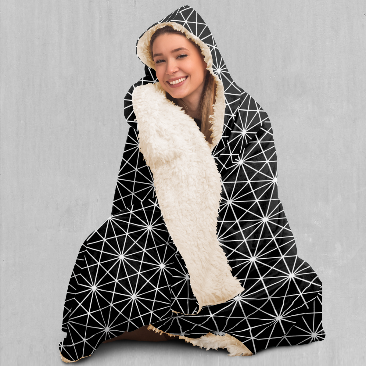Star Net Hooded Blanket