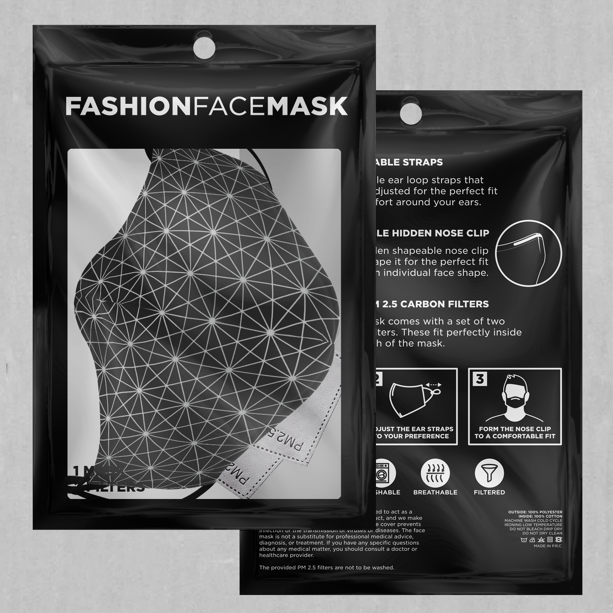 Star Net Face Mask - Azimuth Clothing
