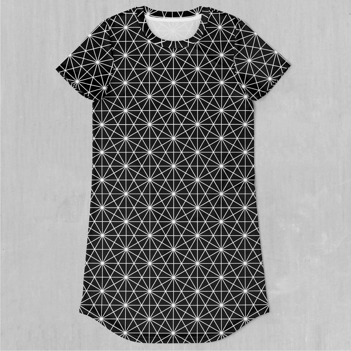 Star Net T-Shirt Dress