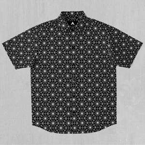 Star Net Button Down Shirt