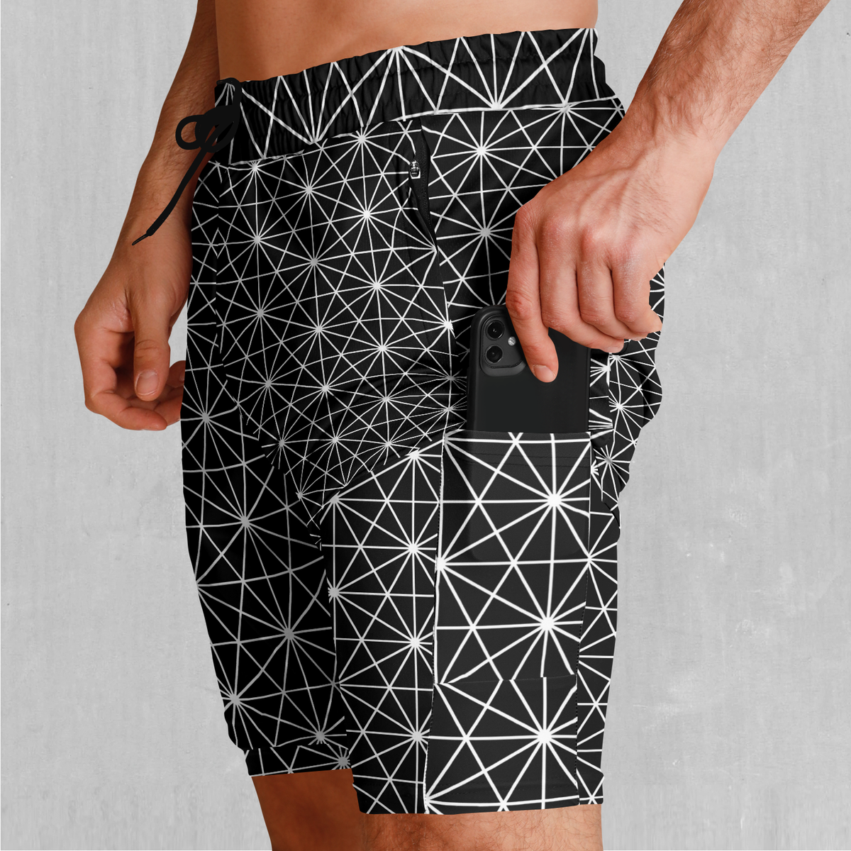 Star Net Men's 2 in 1 Shorts