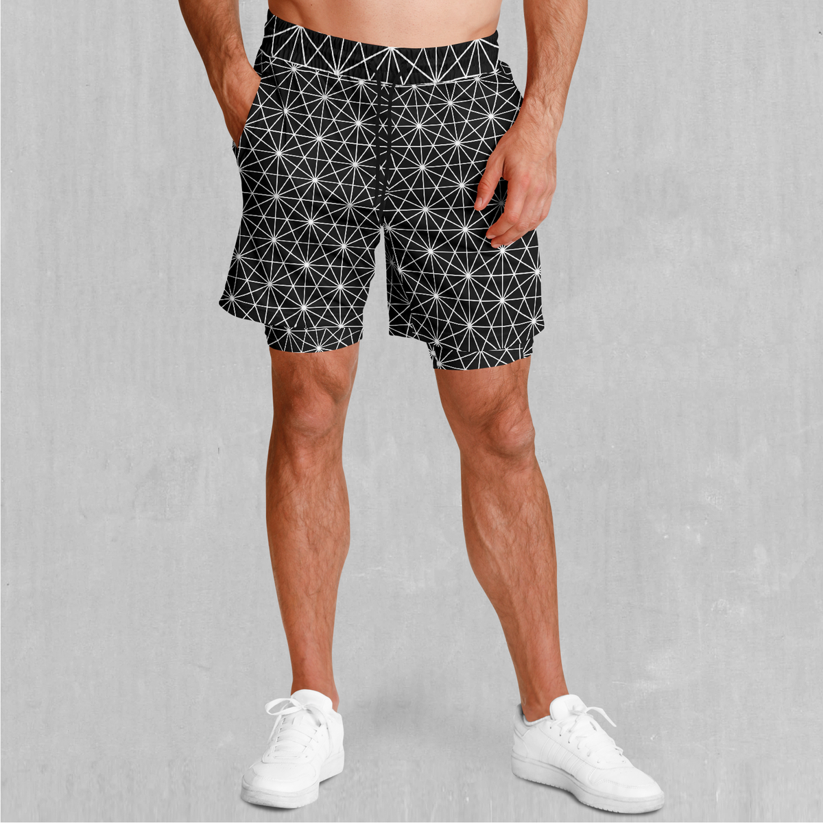 Star Net Men's 2 in 1 Shorts