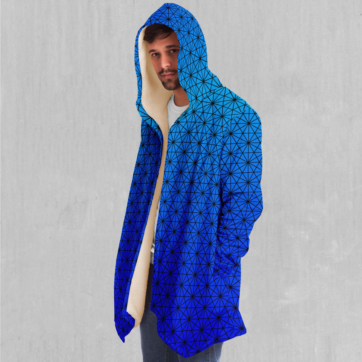 Star Net (Frost) Cloak - Azimuth Clothing