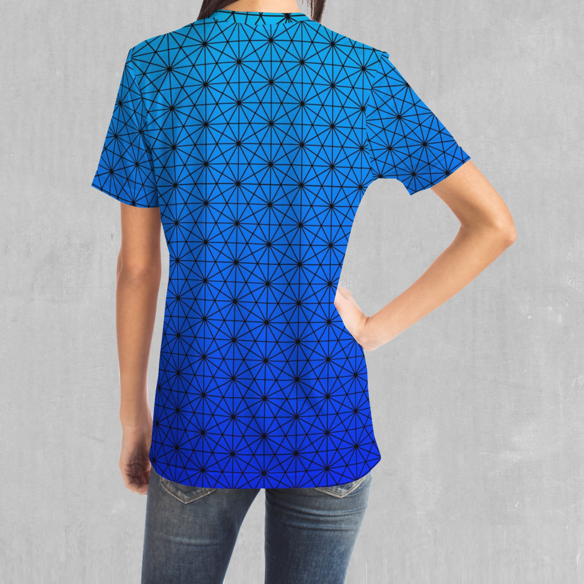Star Net (Frost) Tee - Azimuth Clothing