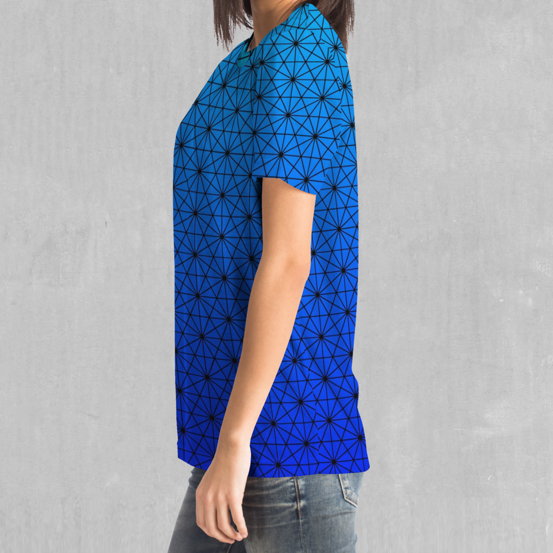 Star Net (Frost) Tee - Azimuth Clothing