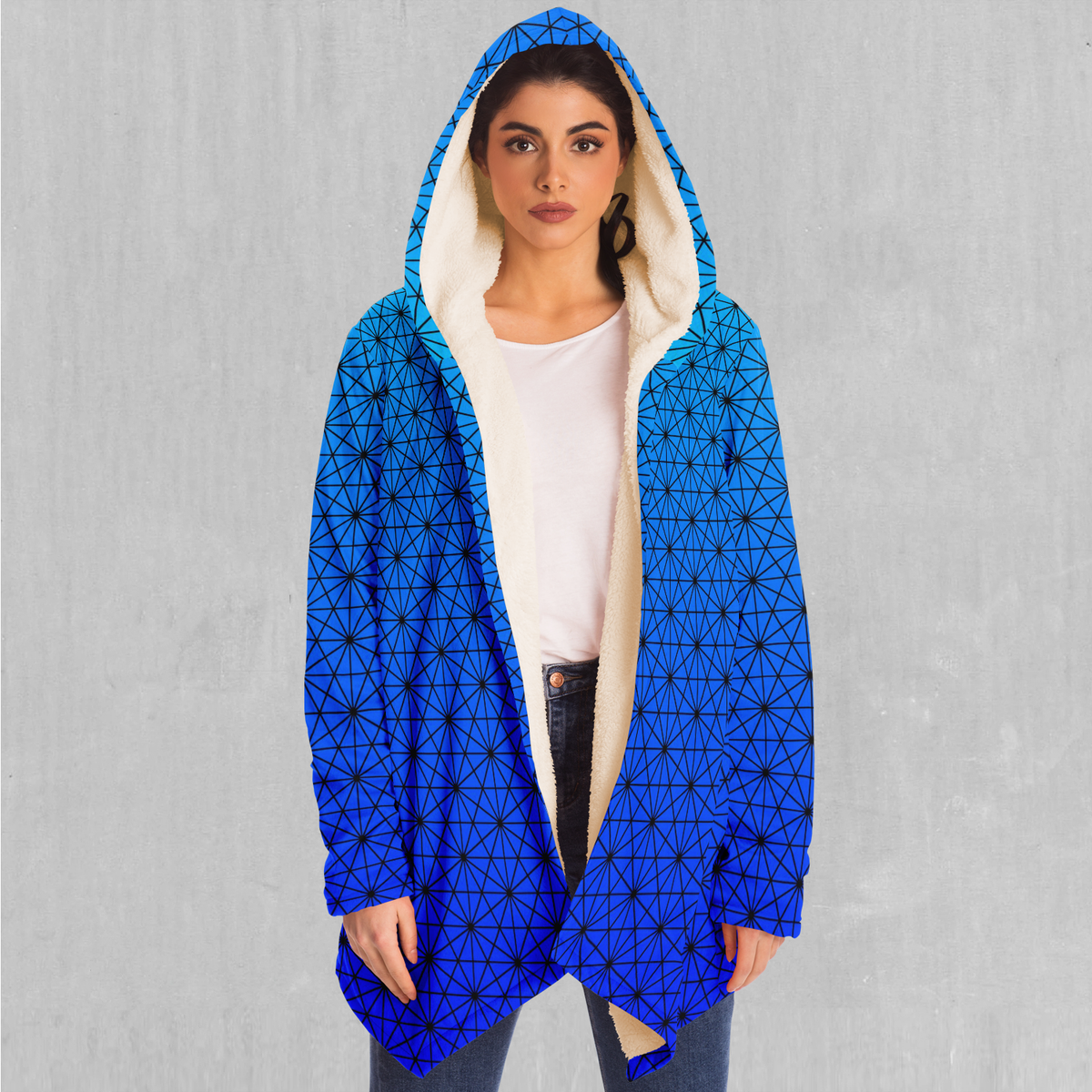 Star Net (Frost) Cloak - Azimuth Clothing