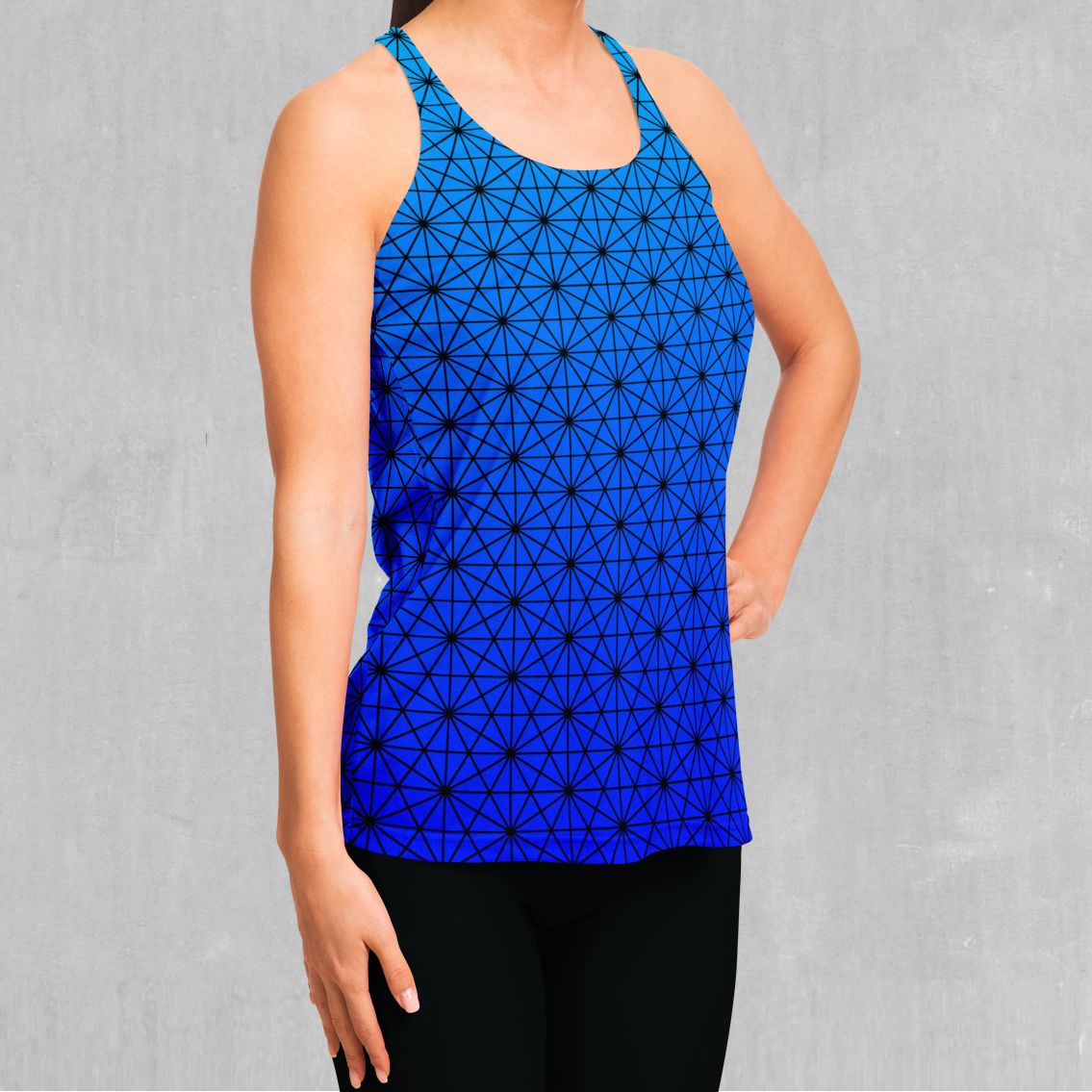 Star Net (Frost) Women's Tank Top