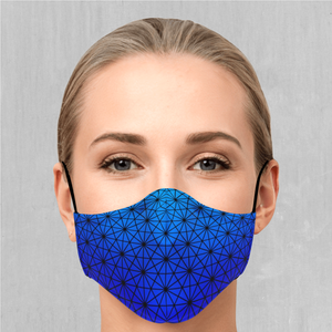 Star Net (Frost) Face Mask - Azimuth Clothing