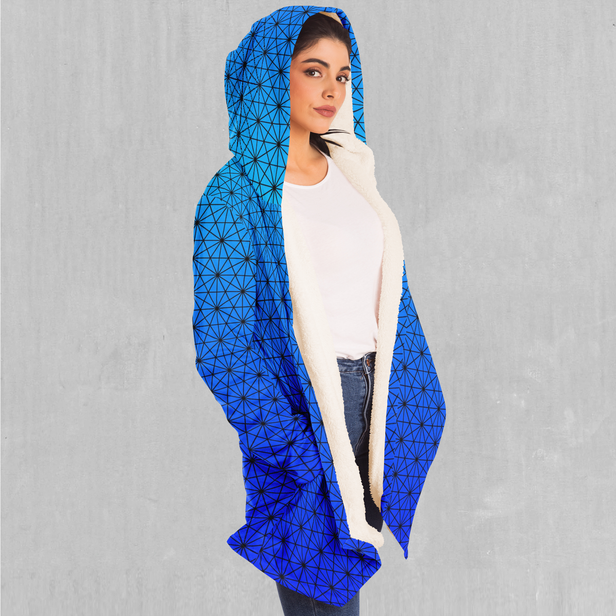 Star Net (Frost) Cloak - Azimuth Clothing