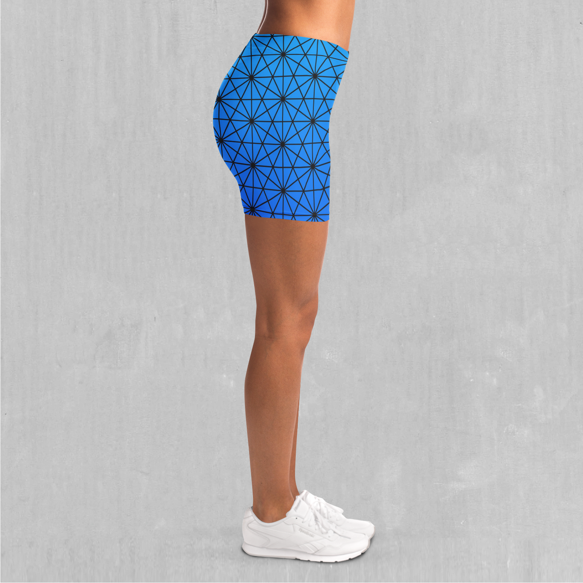 Star Net (Frost) Yoga Shorts