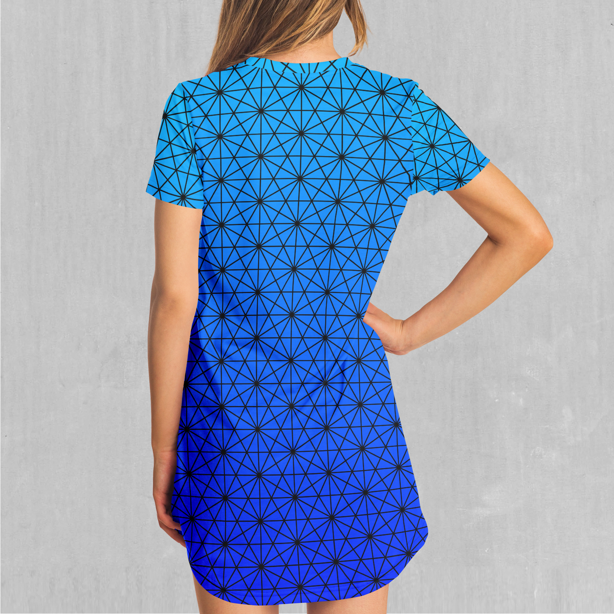 Star Net (Frost) T-Shirt Dress