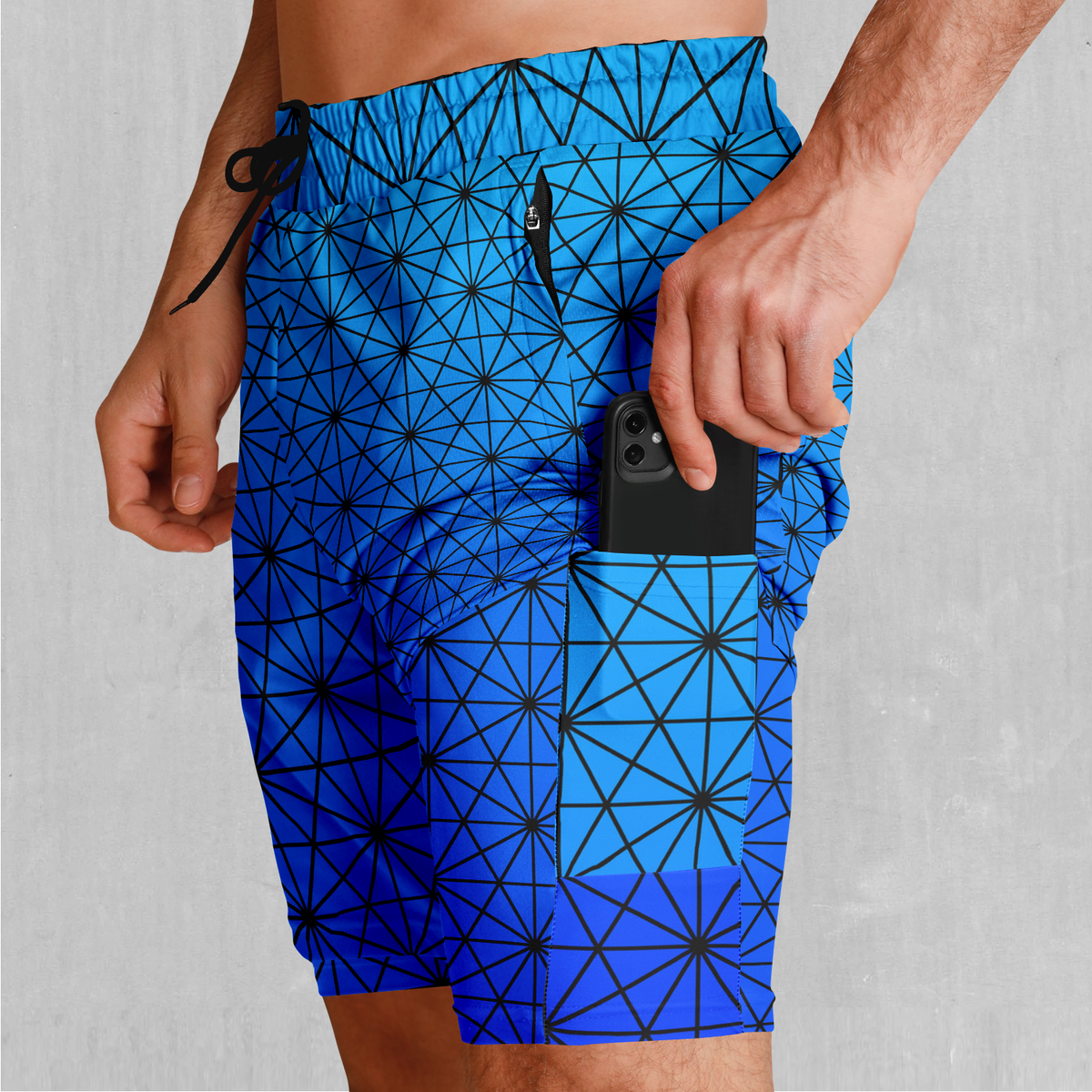 Star Net (Frost) Men's 2 in 1 Shorts