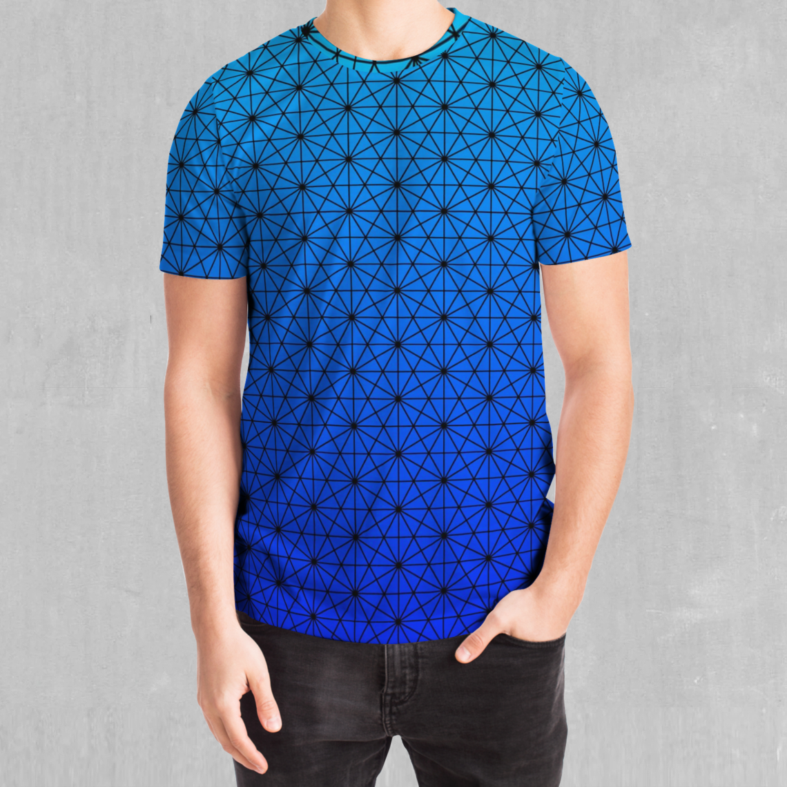 Star Net (Frost) Tee - Azimuth Clothing