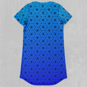 Star Net (Frost) T-Shirt Dress