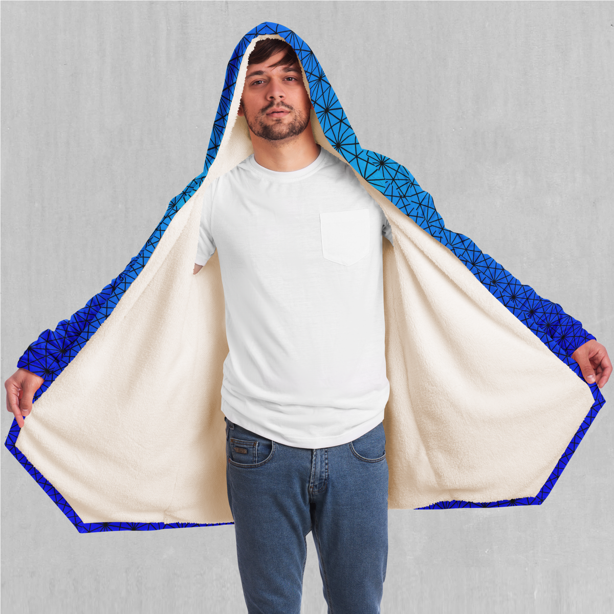 Star Net (Frost) Cloak - Azimuth Clothing