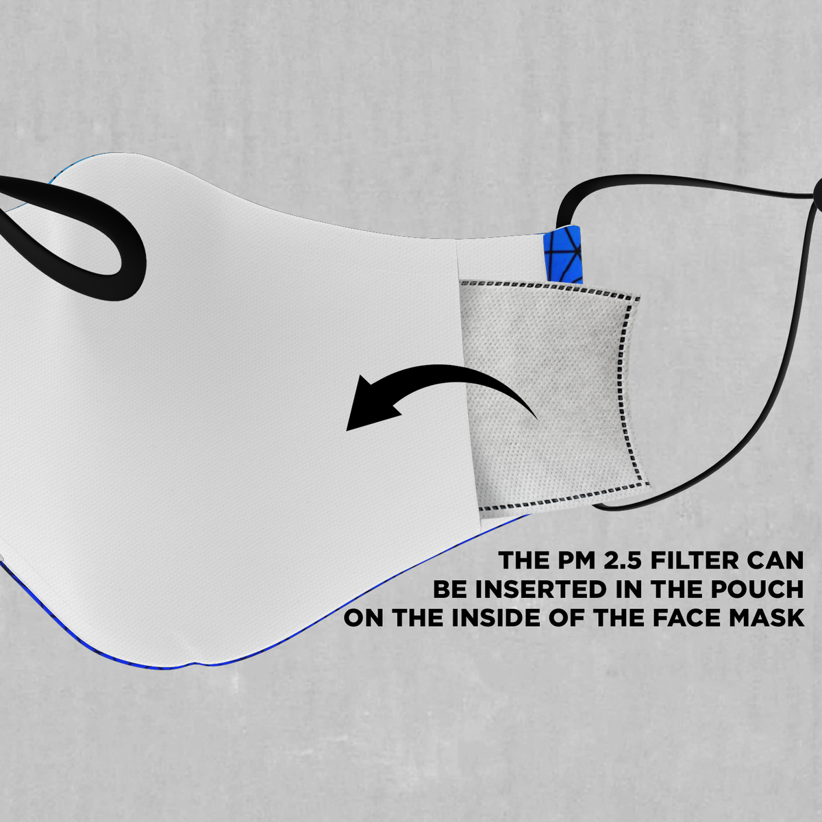 Star Net (Frost) Face Mask - Azimuth Clothing