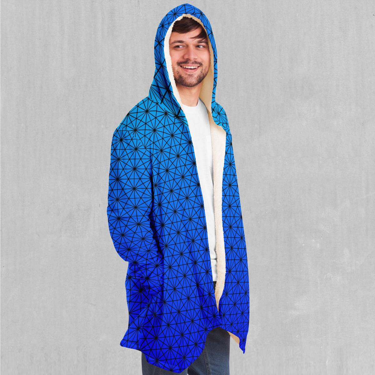 Star Net (Frost) Cloak - Azimuth Clothing