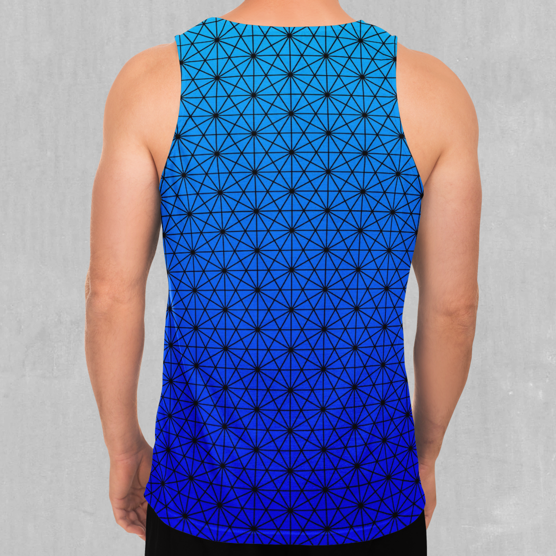 Star Net (Frost) Men's Tank Top - Azimuth Clothing