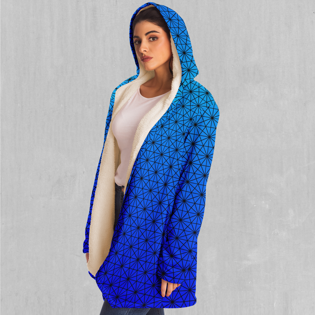 Star Net (Frost) Cloak - Azimuth Clothing