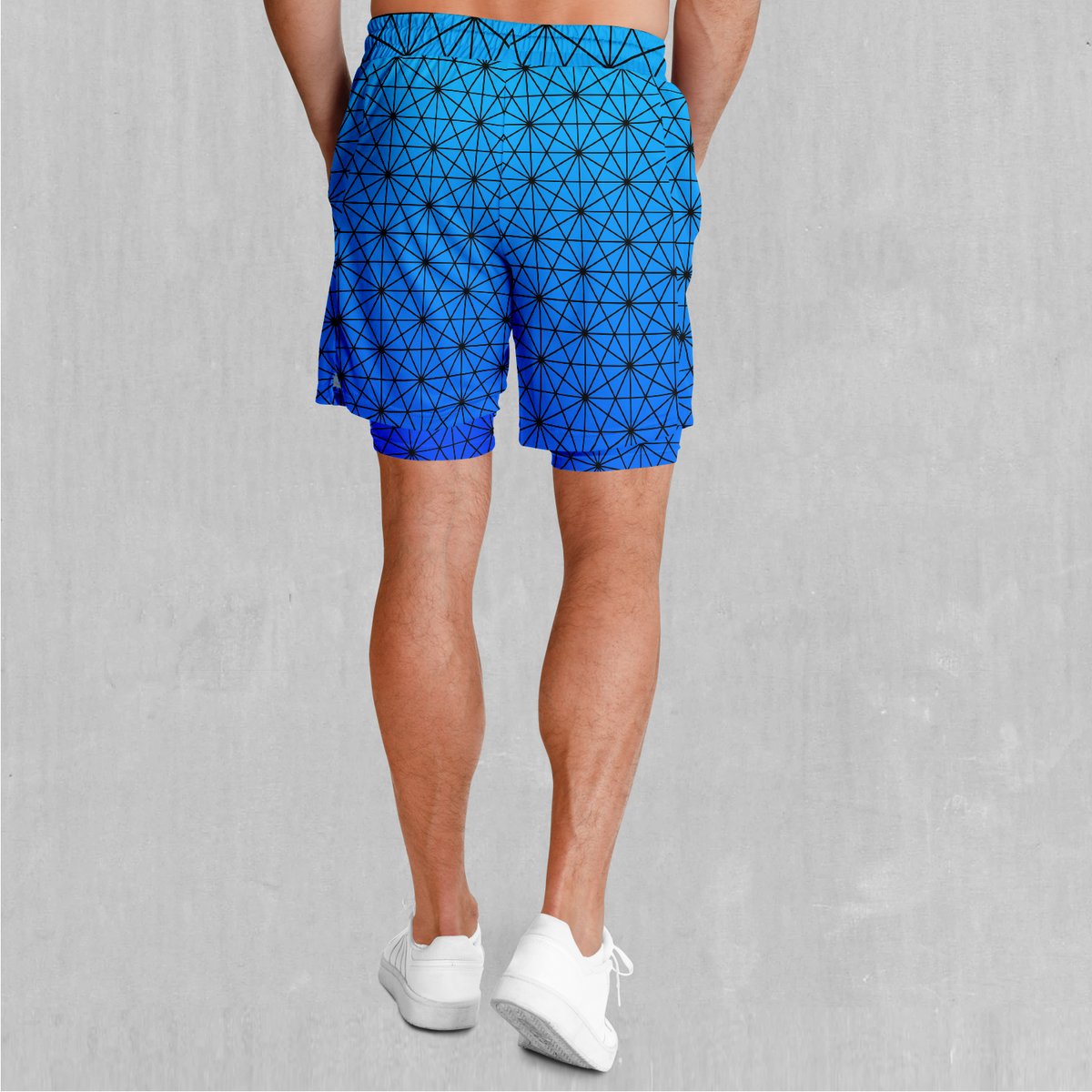Star Net (Frost) Men's 2 in 1 Shorts