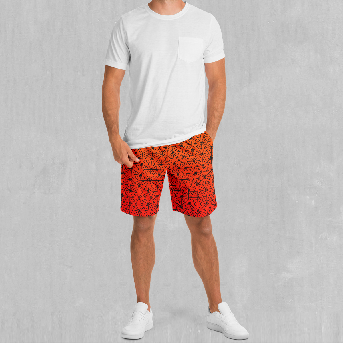 Star Net (Pyro) Shorts - Festival Clothing, Rave Outfits, EDM Gear