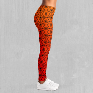 Star Net (Pyro) Leggings - Azimuth Clothing