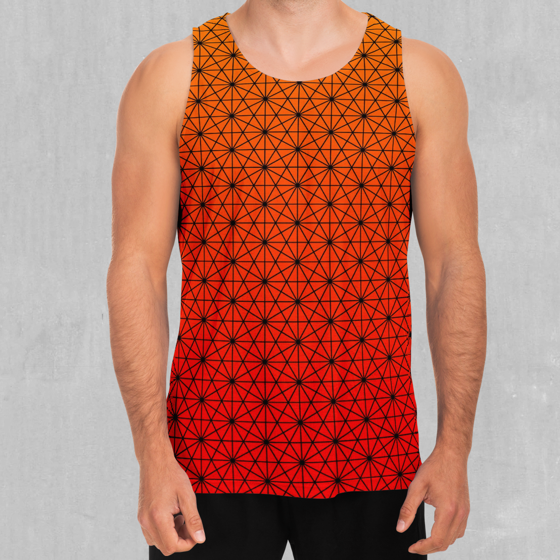 Star Net (Pyro) Men's Tank Top - Azimuth Clothing