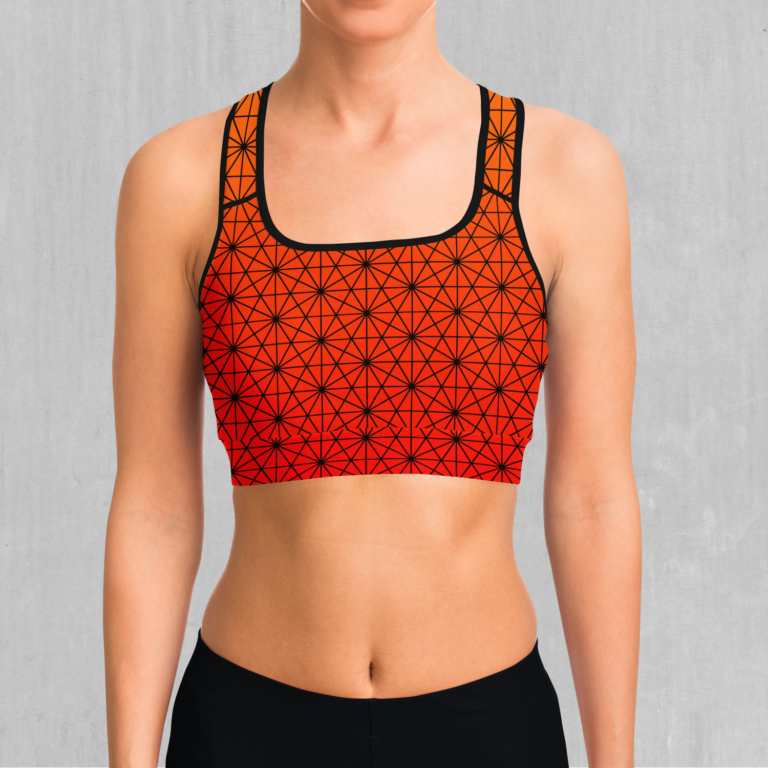 Star Net (Pyro) Sports Bra