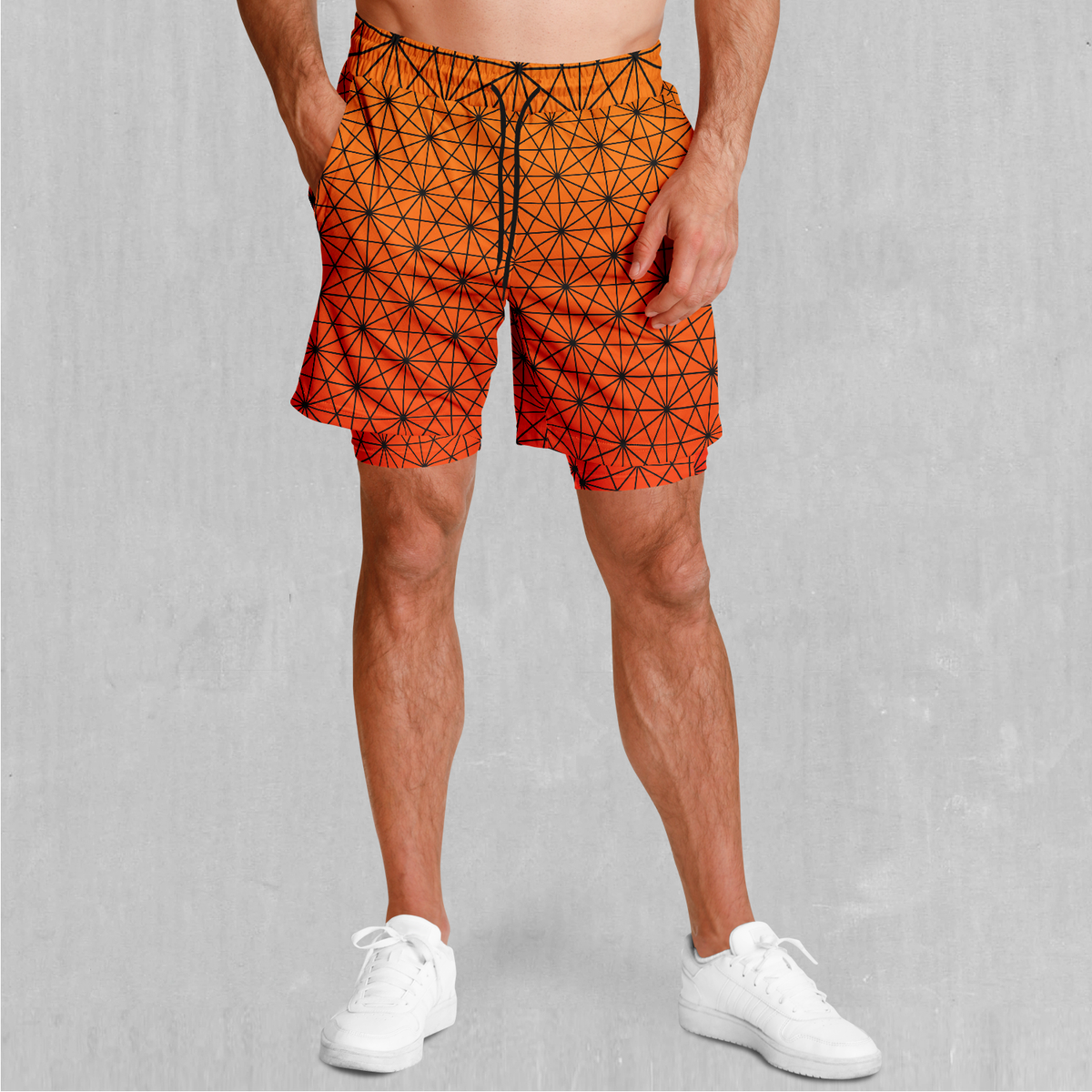 Star Net (Pyro) Men's 2 in 1 Shorts