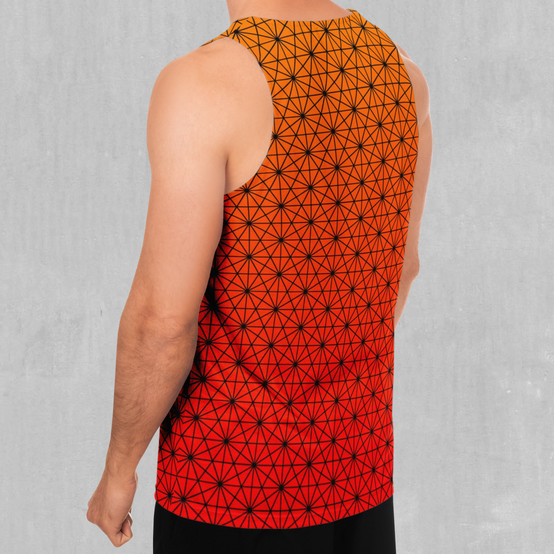Star Net (Pyro) Men's Tank Top - Azimuth Clothing
