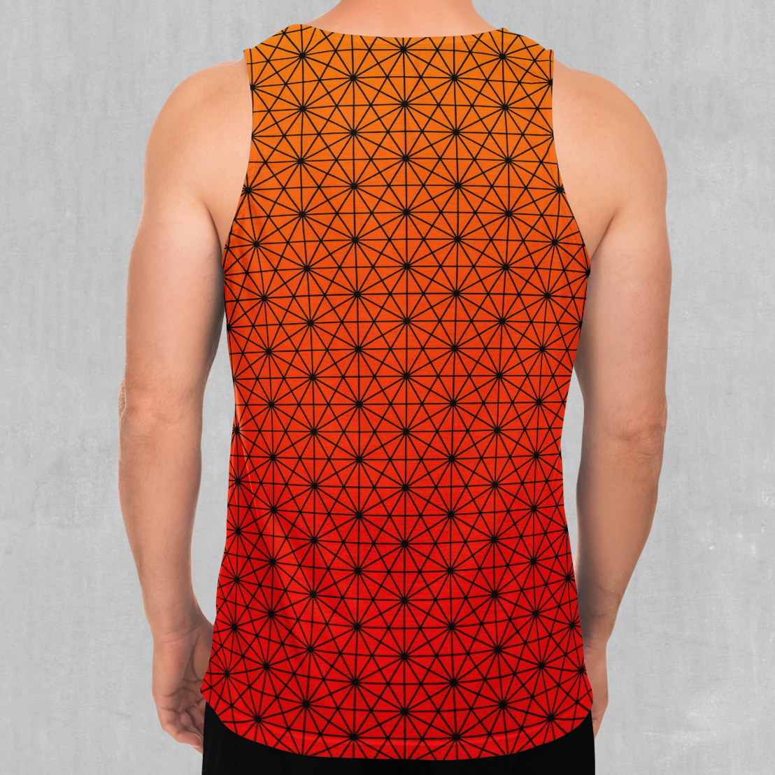 Star Net (Pyro) Men's Tank Top - Azimuth Clothing