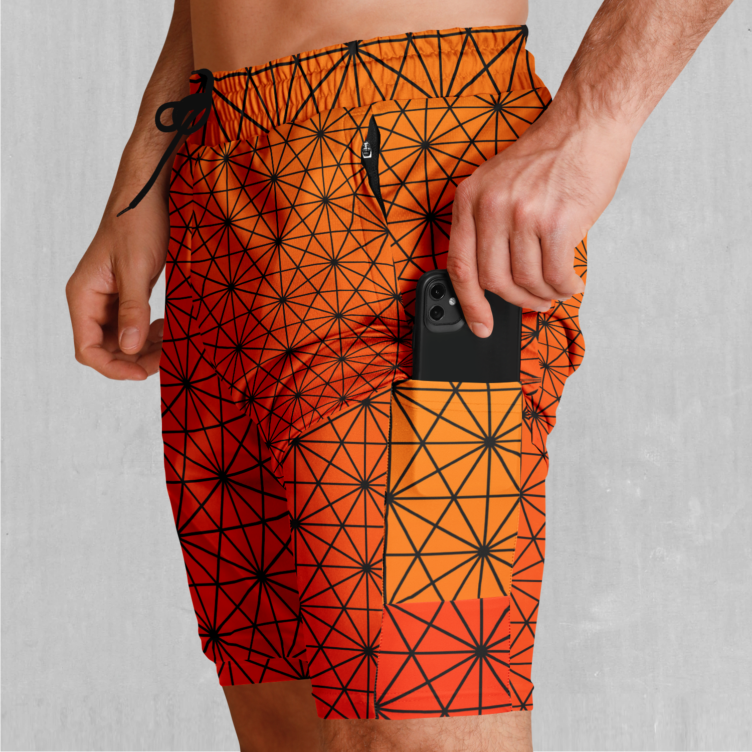 Star Net (Pyro) Men's 2 in 1 Shorts