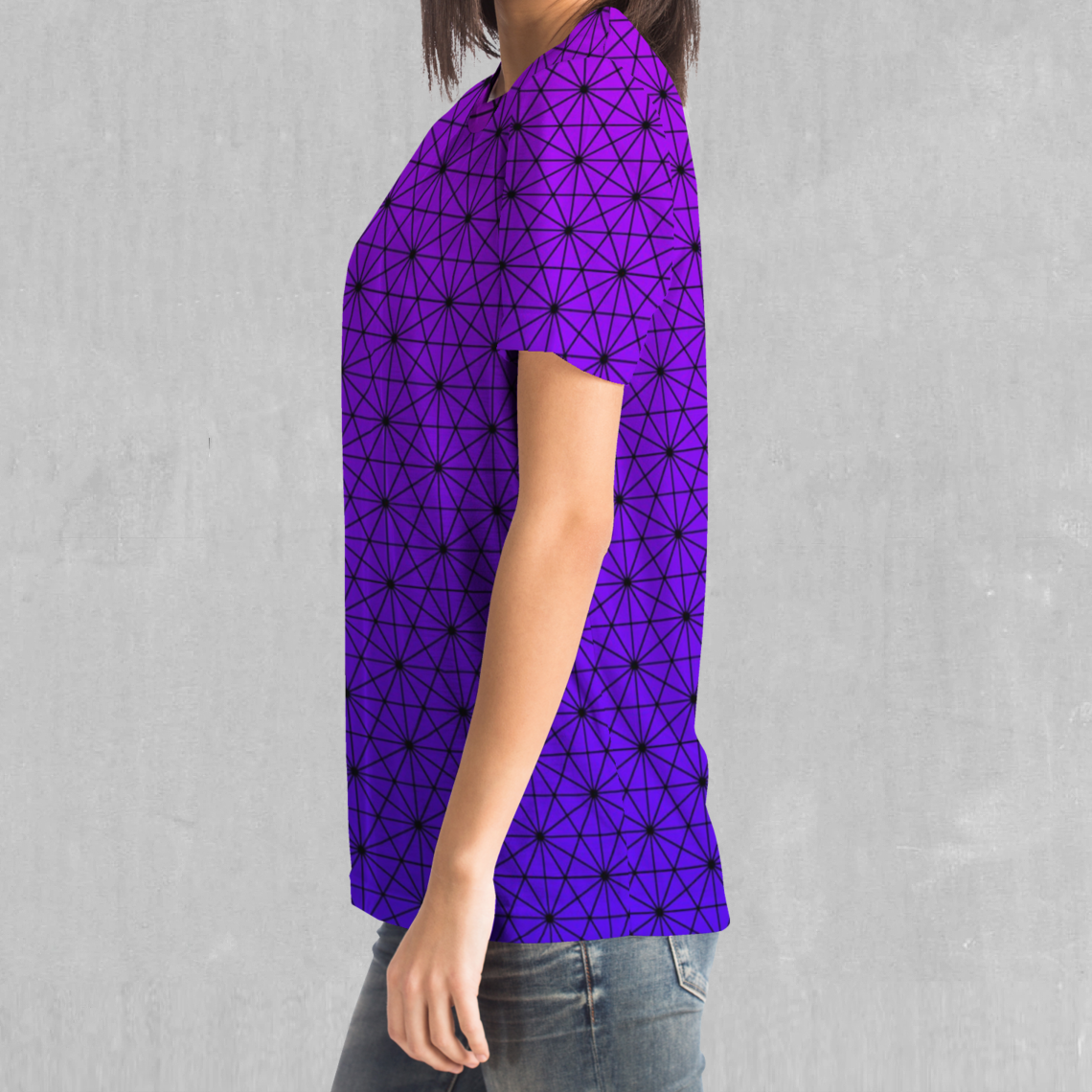 Star Net (Ultraviolet) Tee - Azimuth Clothing