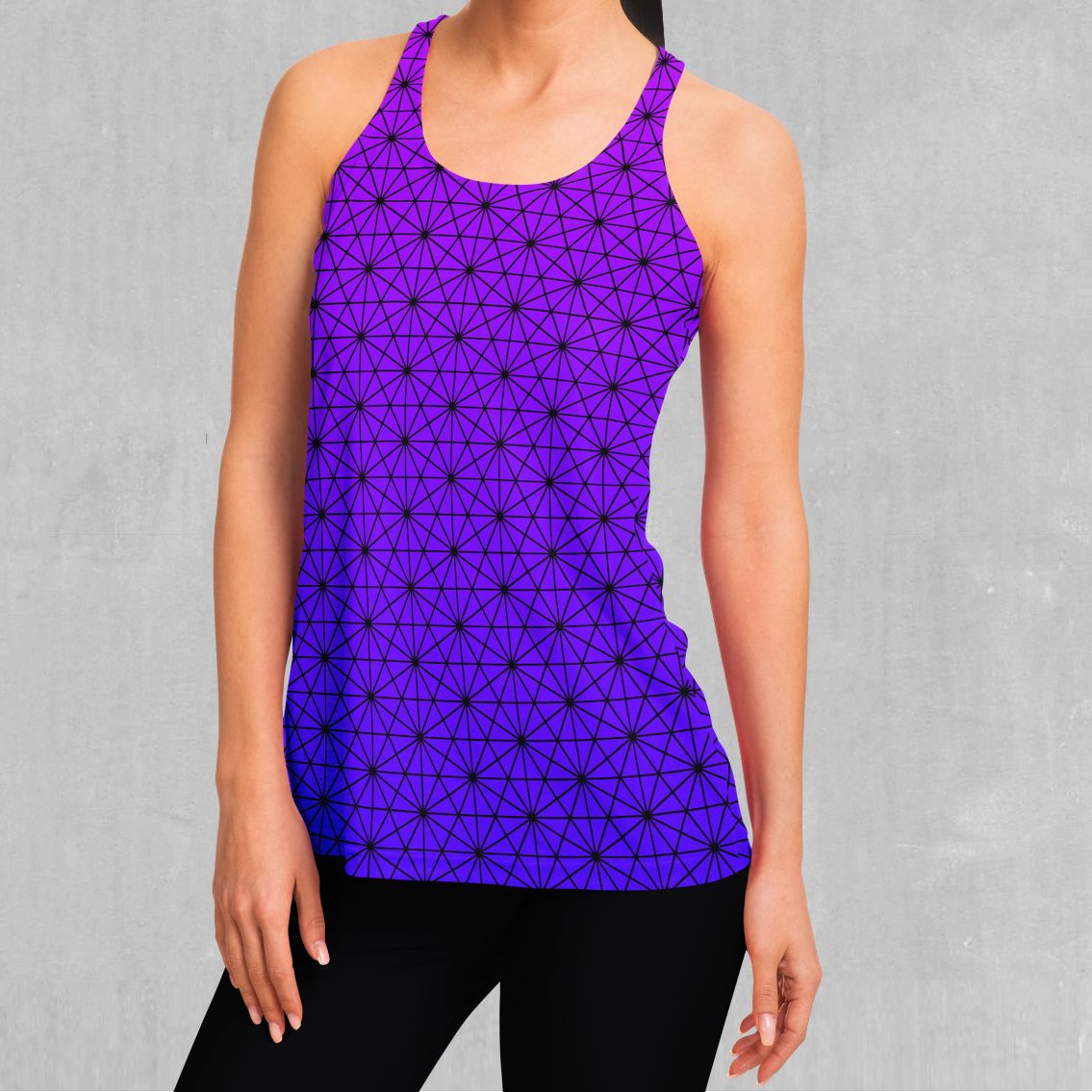 Star Net (Ultraviolet) Women's Tank Top