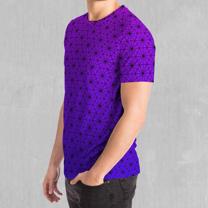 Star Net (Ultraviolet) Tee - Azimuth Clothing