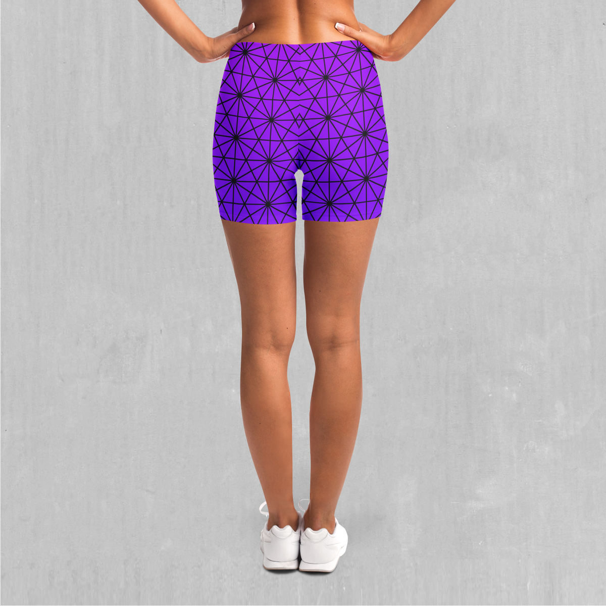 Star Net (Ultraviolet) Yoga Shorts