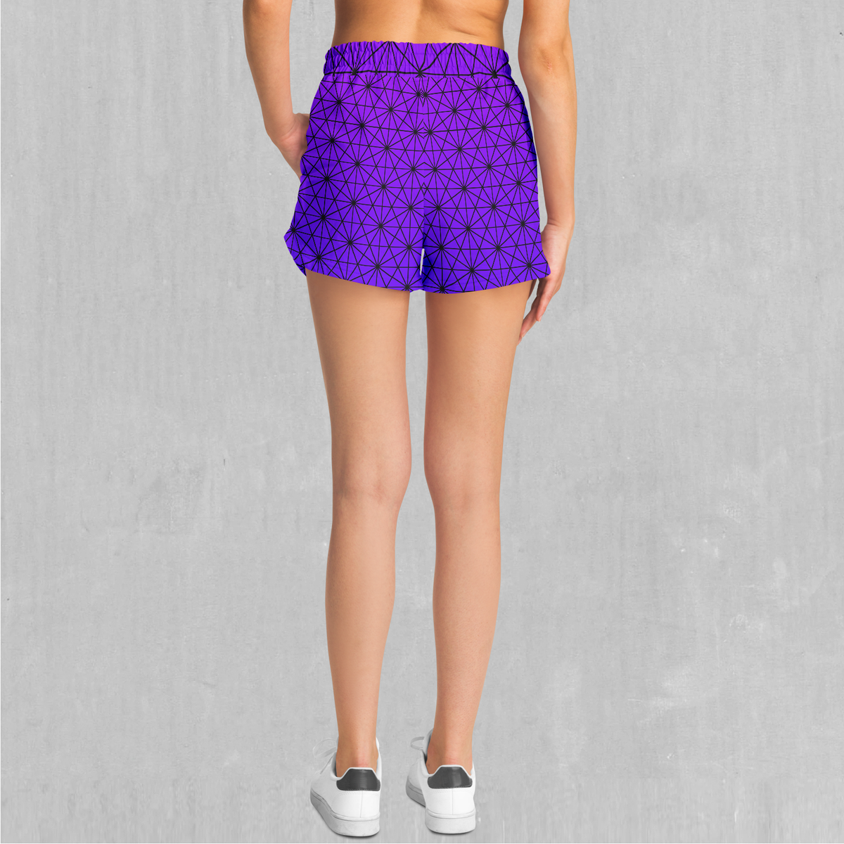 Star Net (Ultraviolet) Women's Shorts