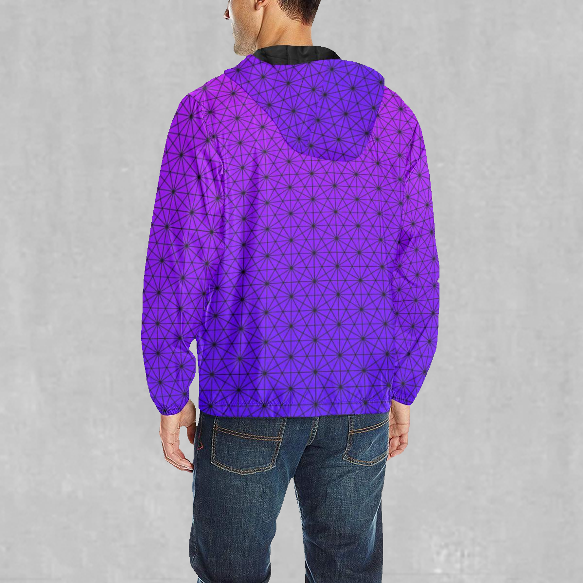 Star Net (Ultraviolet) Windbreaker