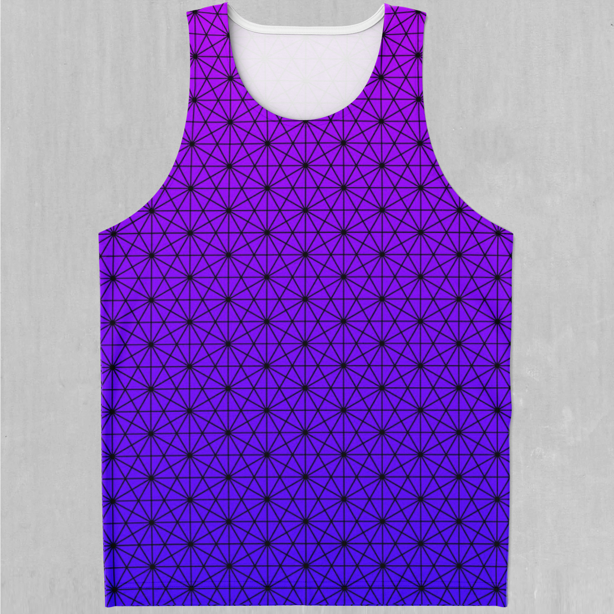 Star Net (Ultraviolet) Men's Tank Top - Azimuth Clothing