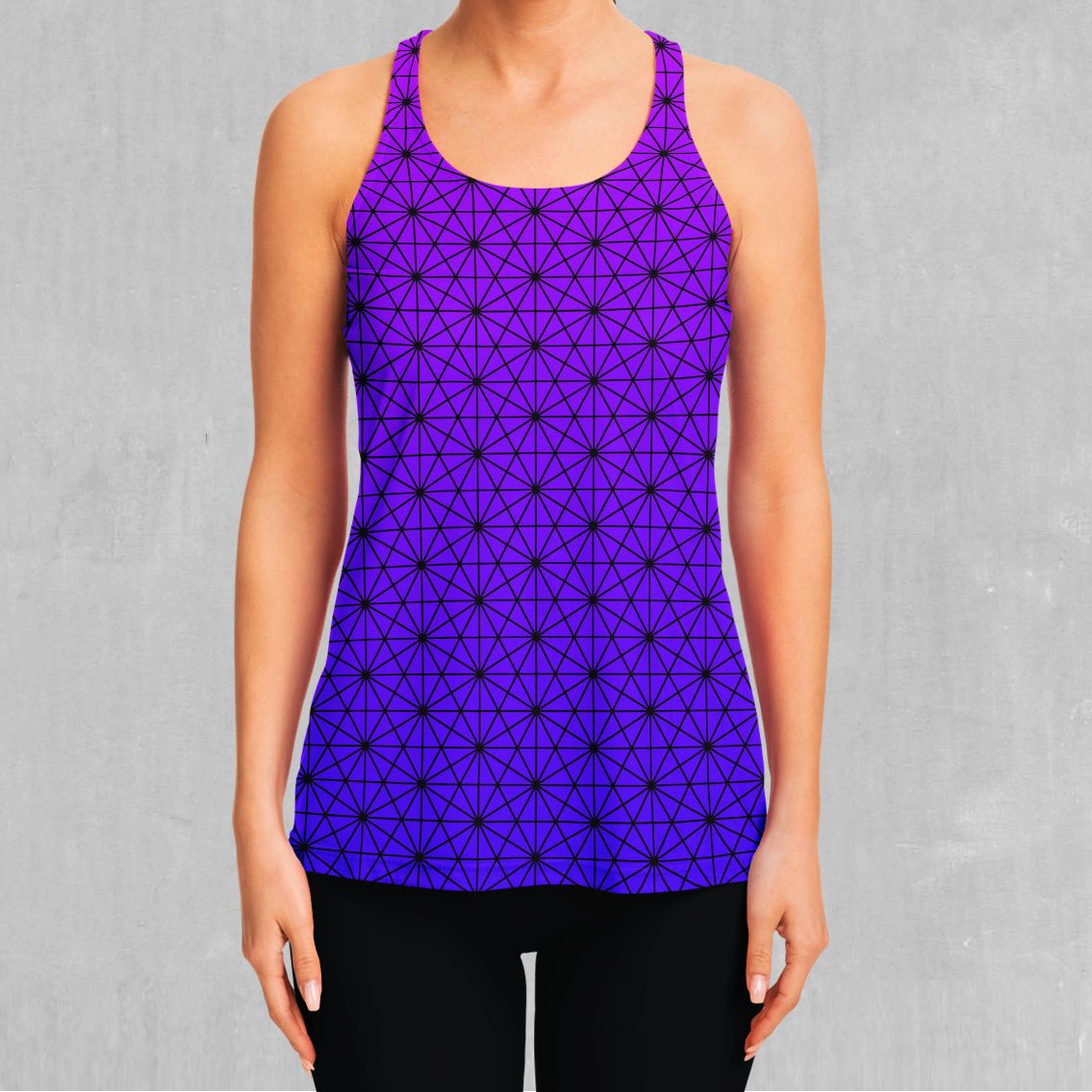 Star Net (Ultraviolet) Women's Tank Top
