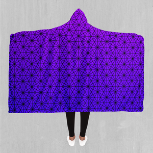 Star Net (Ultraviolet) Hooded Blanket