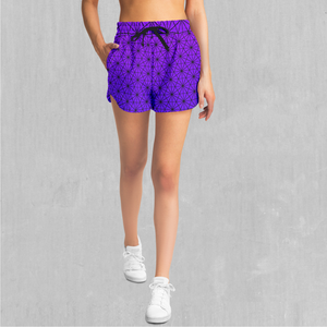 Star Net (Ultraviolet) Women's Shorts