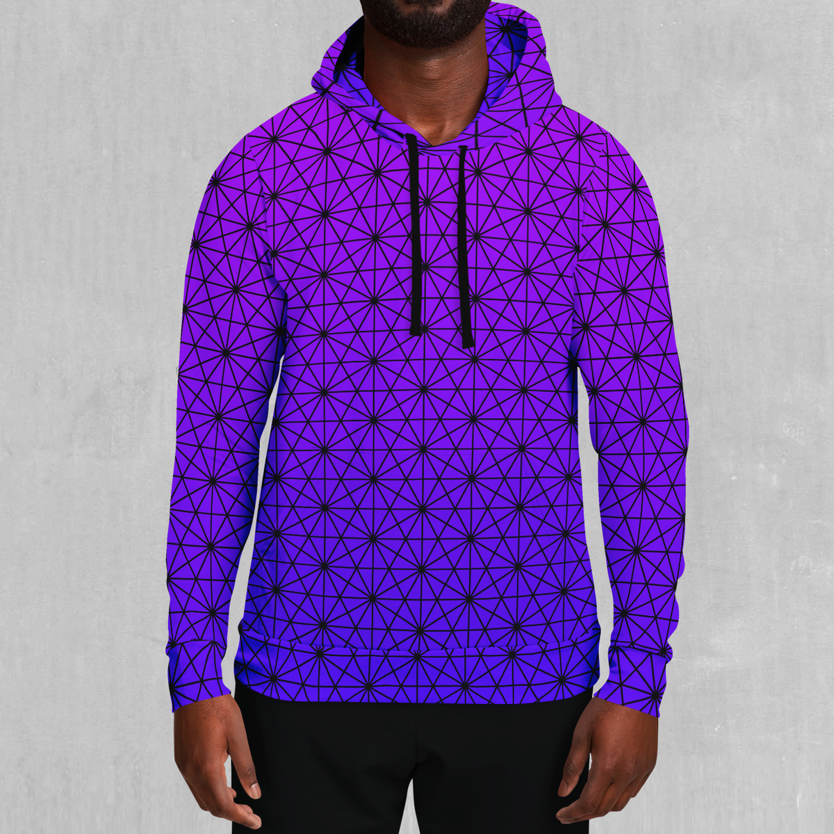 Star Net (Ultraviolet) Hoodie - Azimuth Clothing