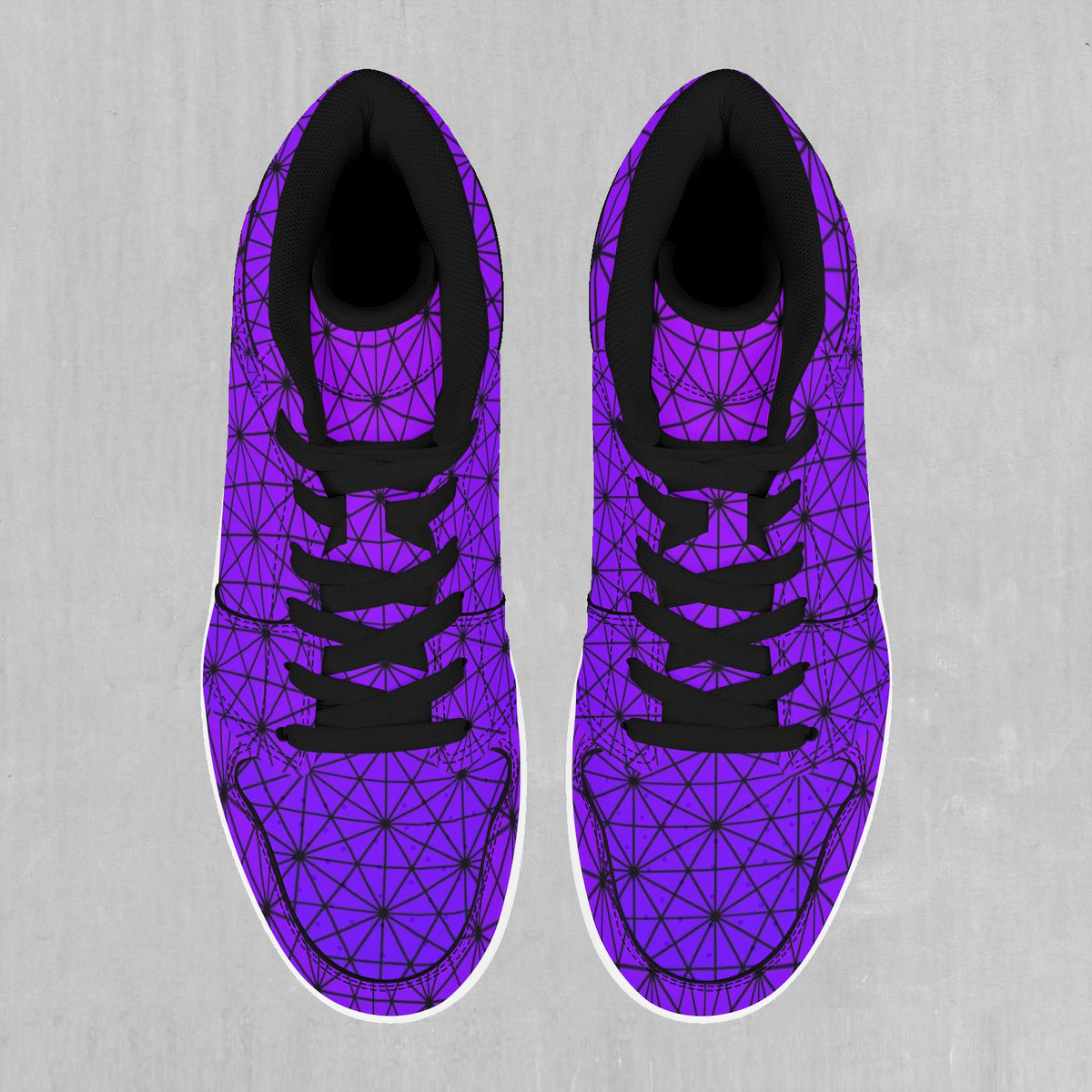Star Net (Ultraviolet) High Top Sneakers