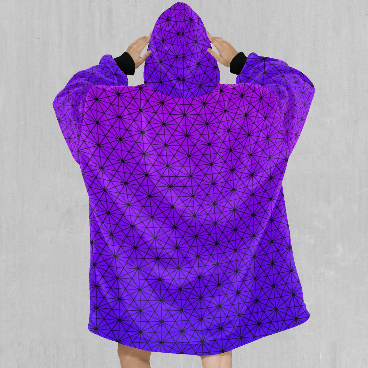 Star Net (Ultraviolet) Blanket Hoodie