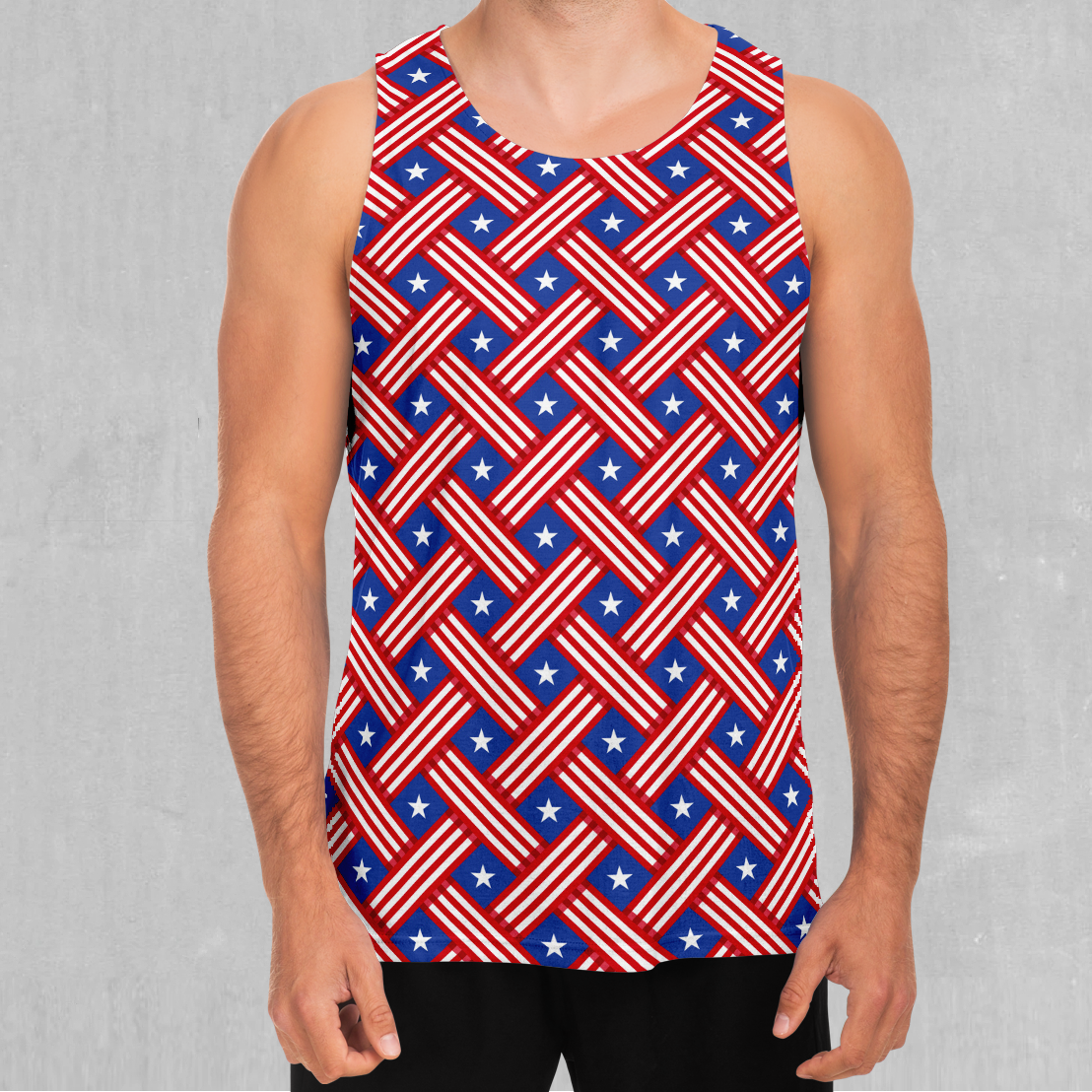 Stars and Stripes Men's Tank Top