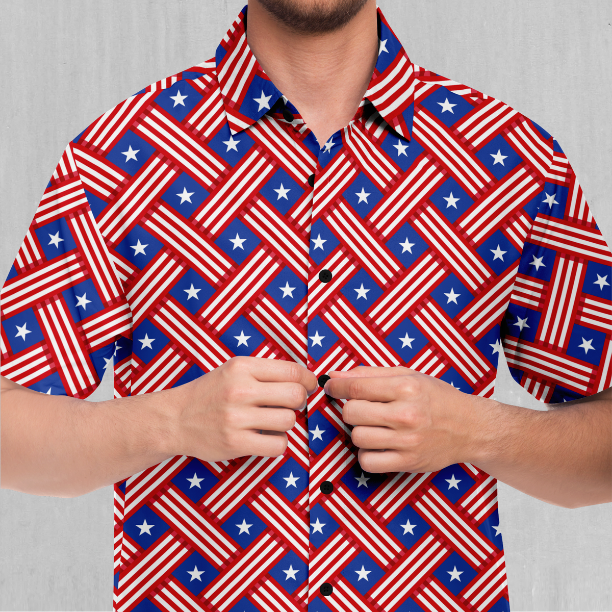 Stars and Stripes Button Down Shirt